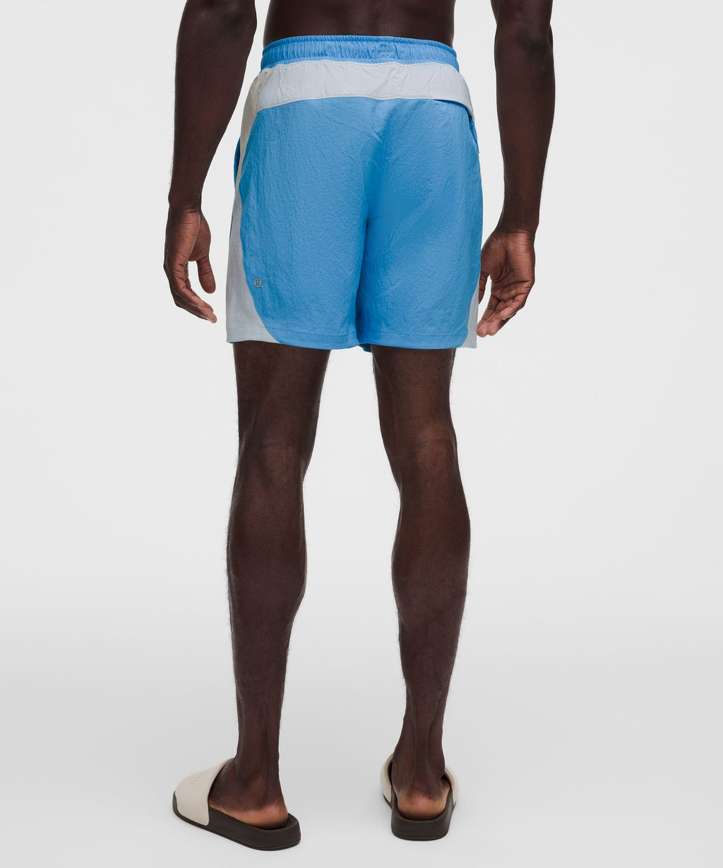 Crinkle Nylon Swim Short 7"Linerless