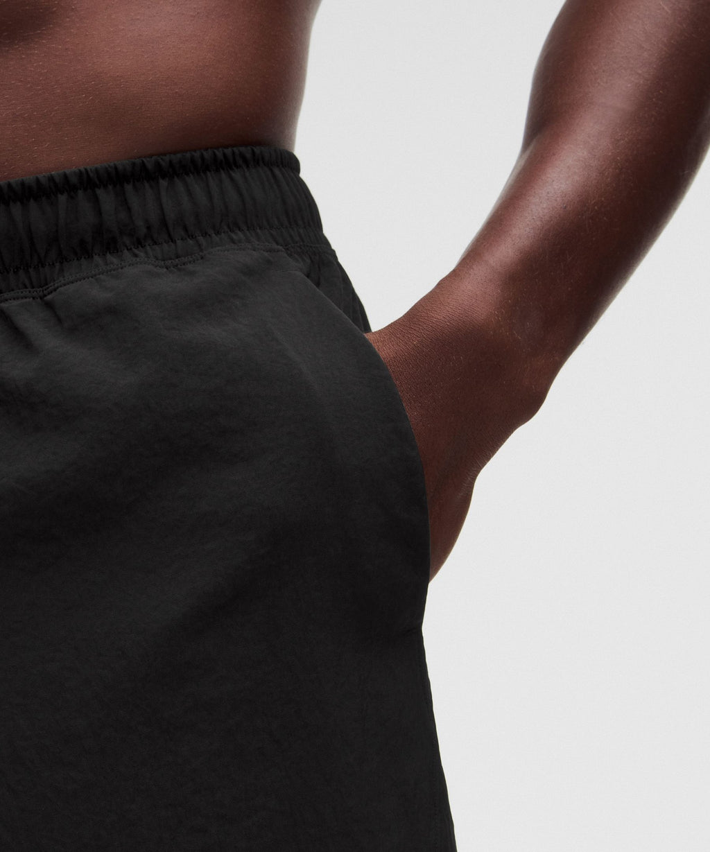 Crinkle Nylon Swim Short 7"Linerless