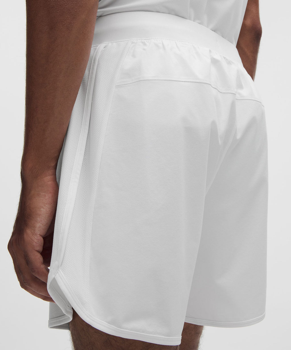 Lightweight Mesh-Pannelled Tennis Short 7"