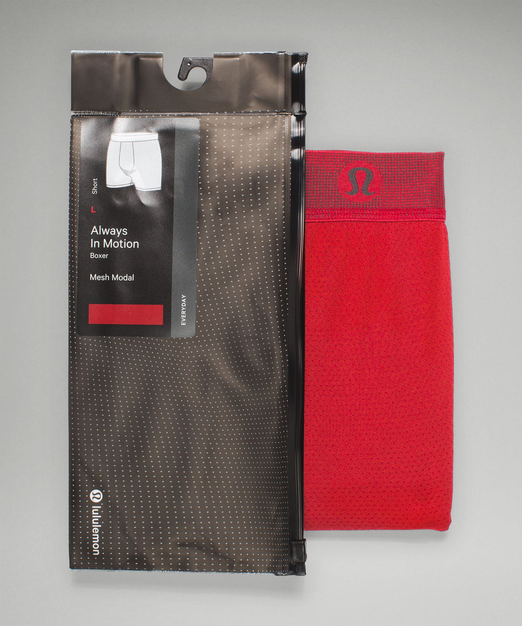 Always In Motion Mesh Boxer 5"Logo