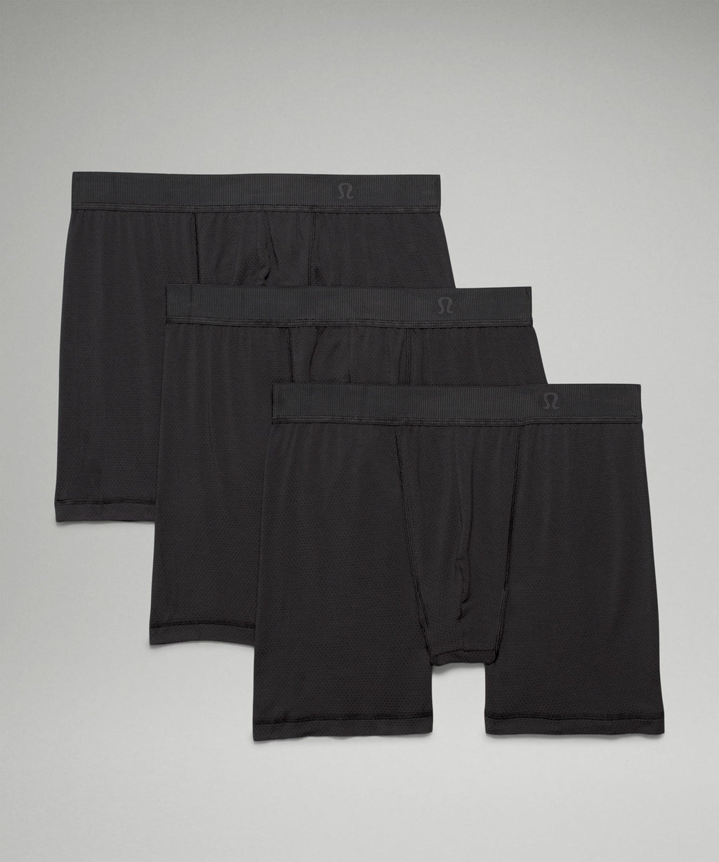 Always In Motion Mesh Boxer 5"3 Pack