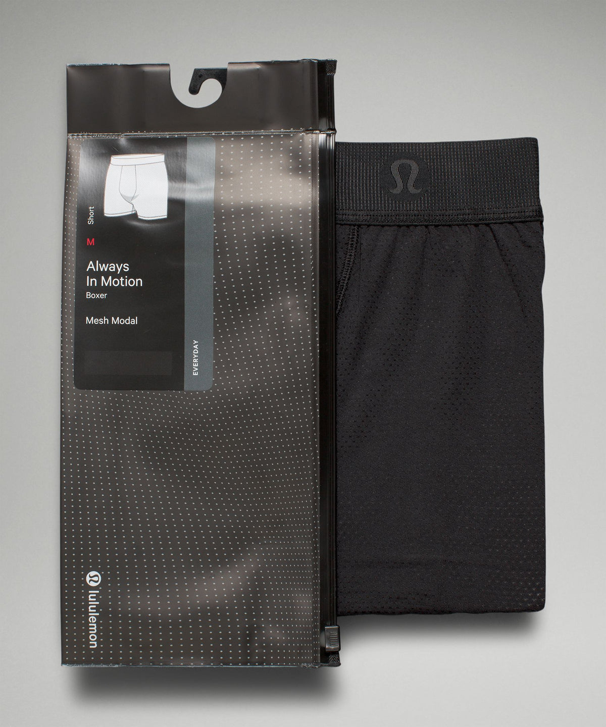 Always In Motion Mesh Boxer 5"Logo