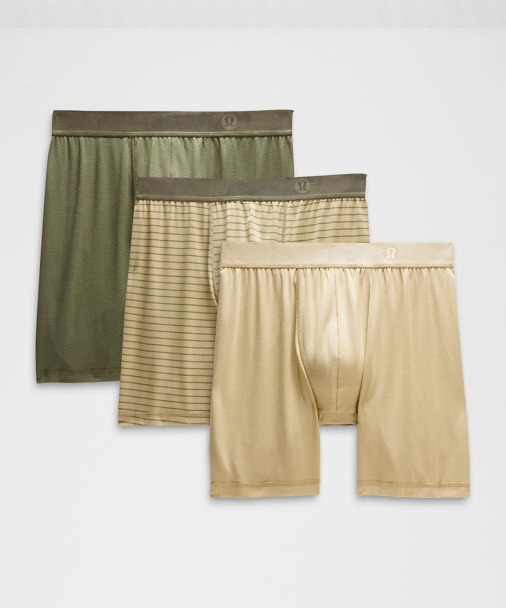 Always In Motion Long Mesh Boxer 7"3 Pack