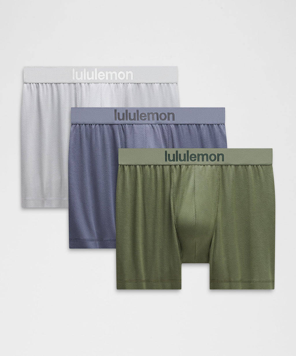 Always In Motion Mesh Boxer Brief 5"3 Pack