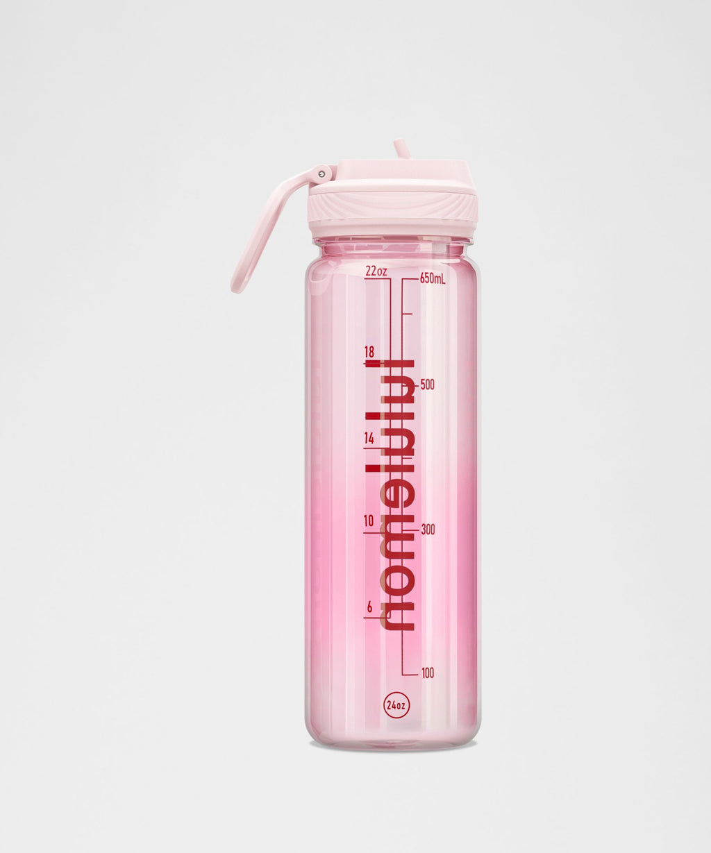 Back to Life Clear Bottle 24ozStraw Lid