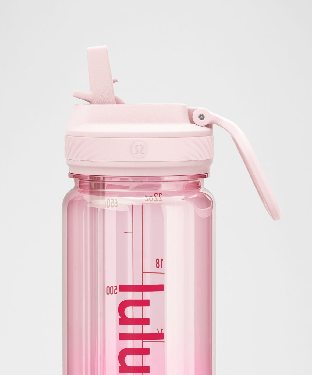 Back to Life Clear Bottle 24ozStraw Lid