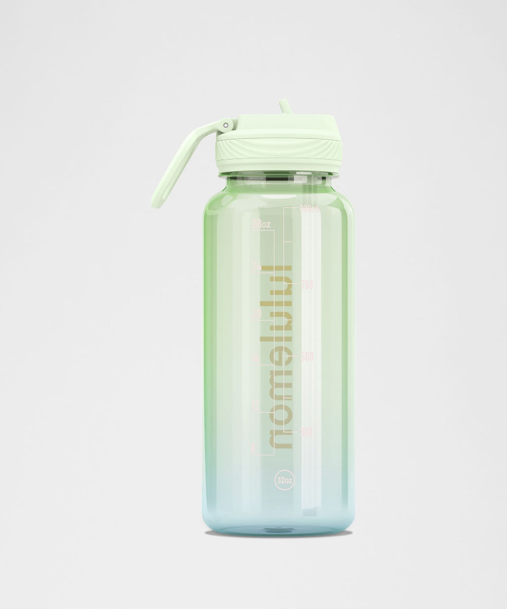 Back to Life Clear Bottle 32ozStraw Lid