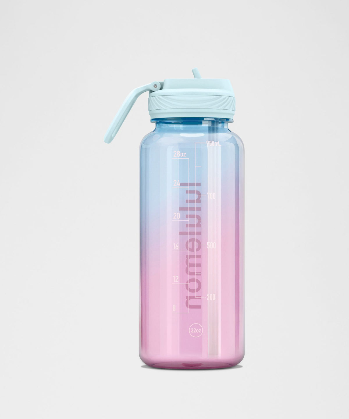 Back to Life Clear Bottle 32ozStraw Lid