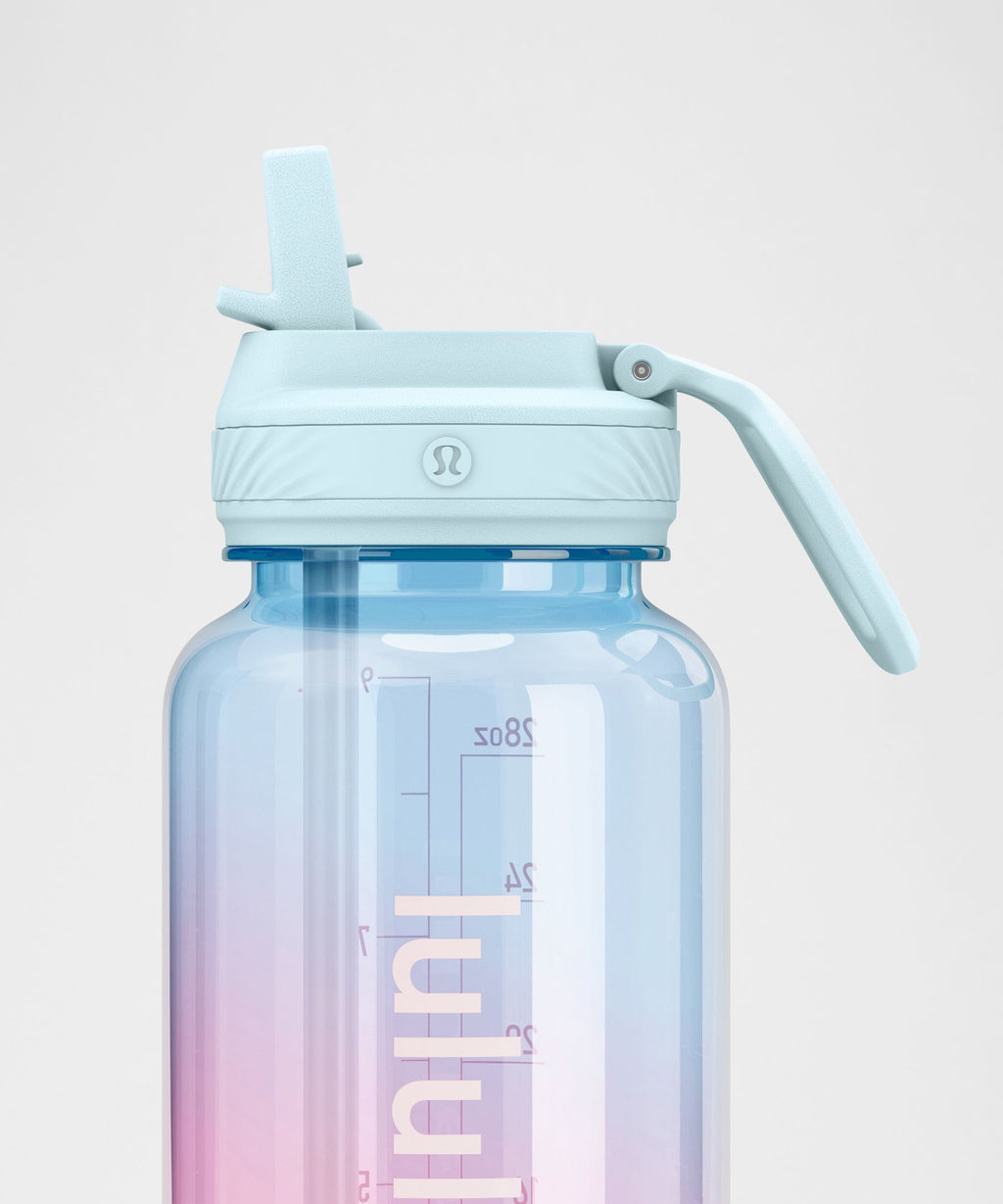 Back to Life Clear Bottle 32ozStraw Lid