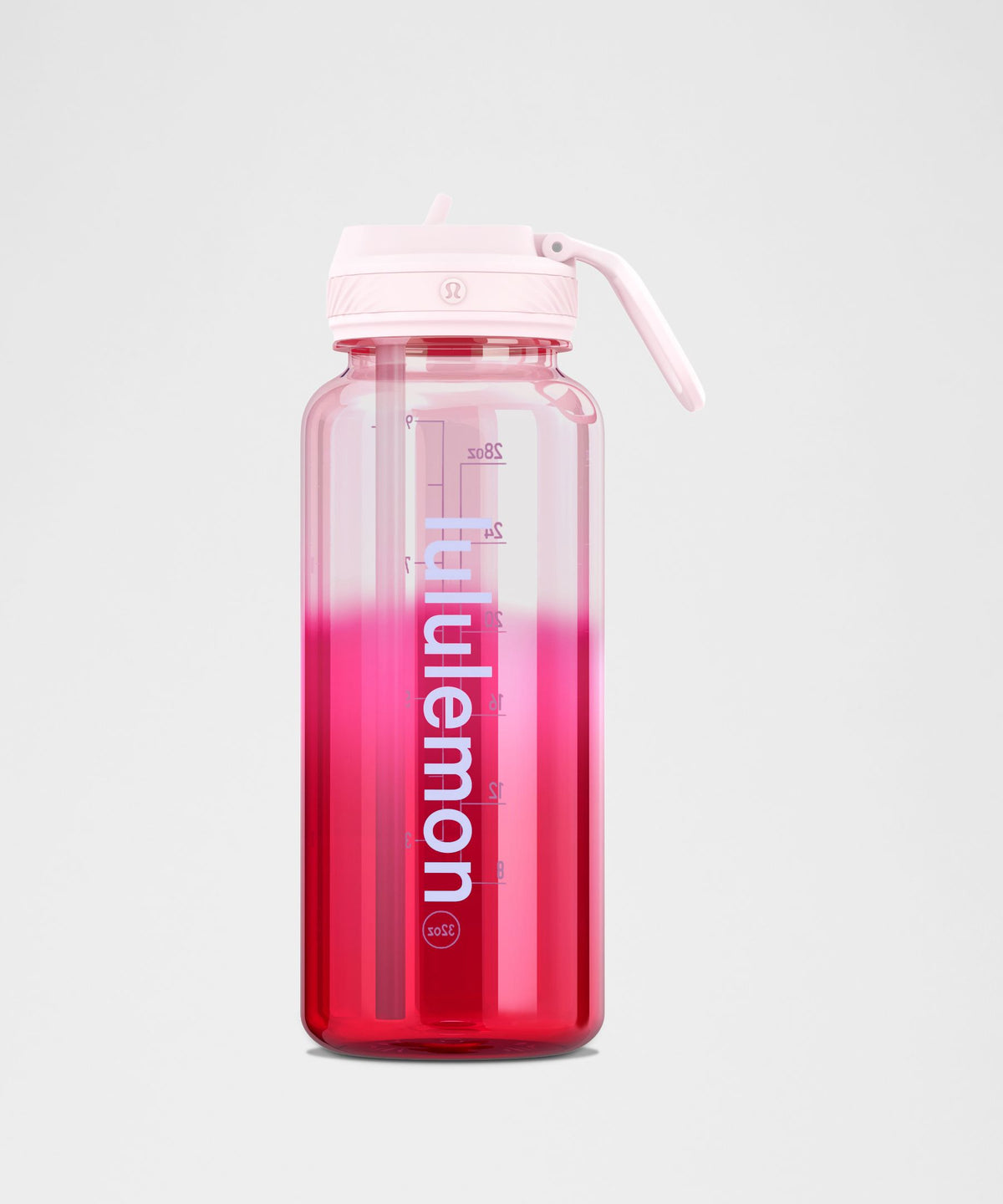 Back to Life Clear Bottle 32ozStraw Lid