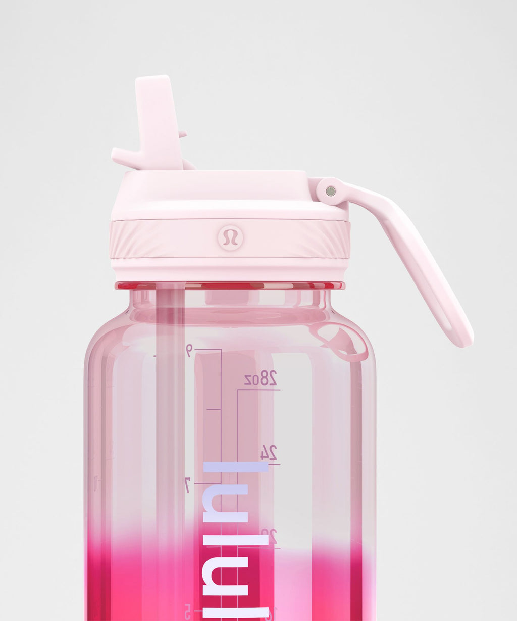 Back to Life Clear Bottle 32ozStraw Lid