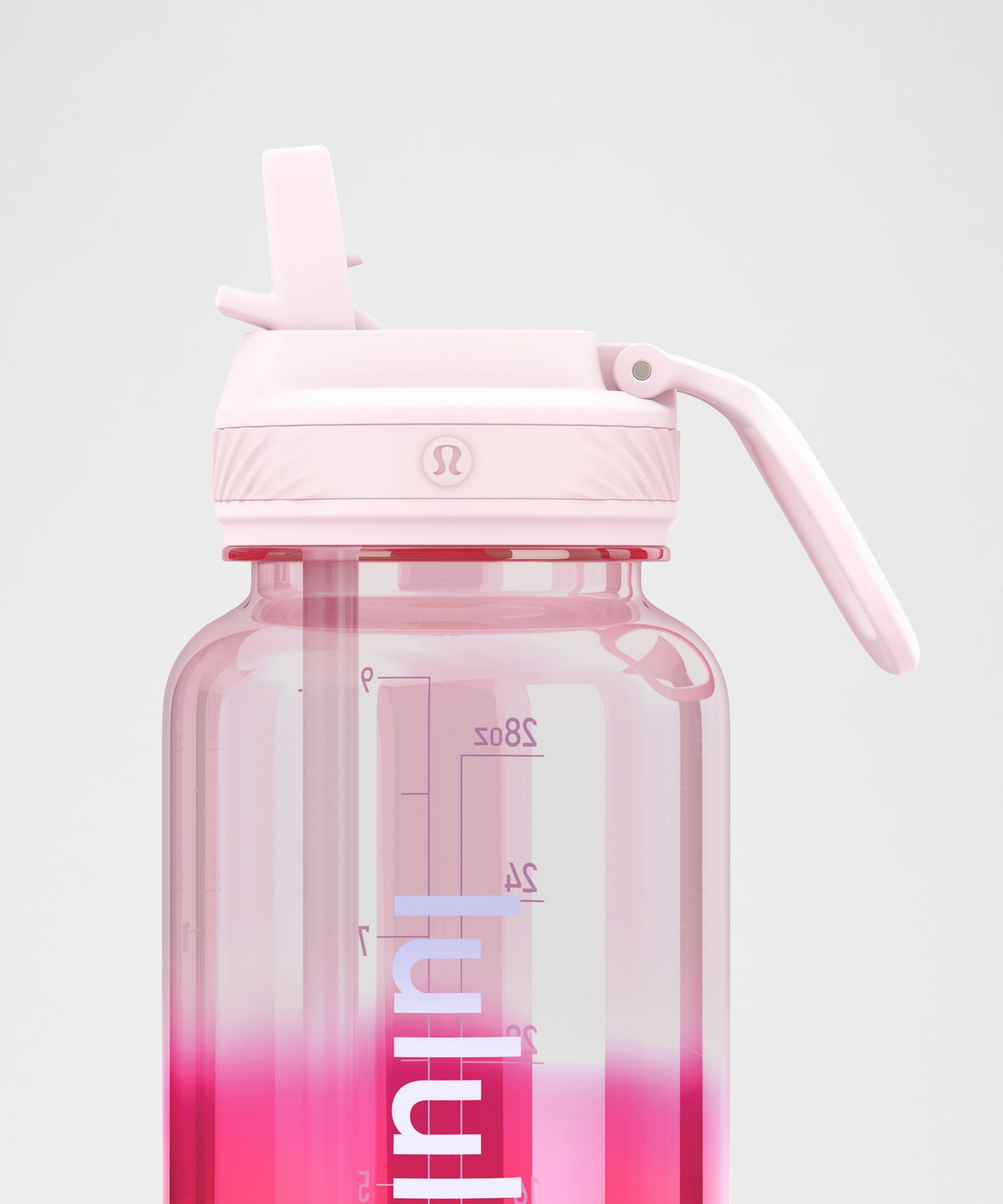 Back to Life Clear Bottle 32ozStraw Lid
