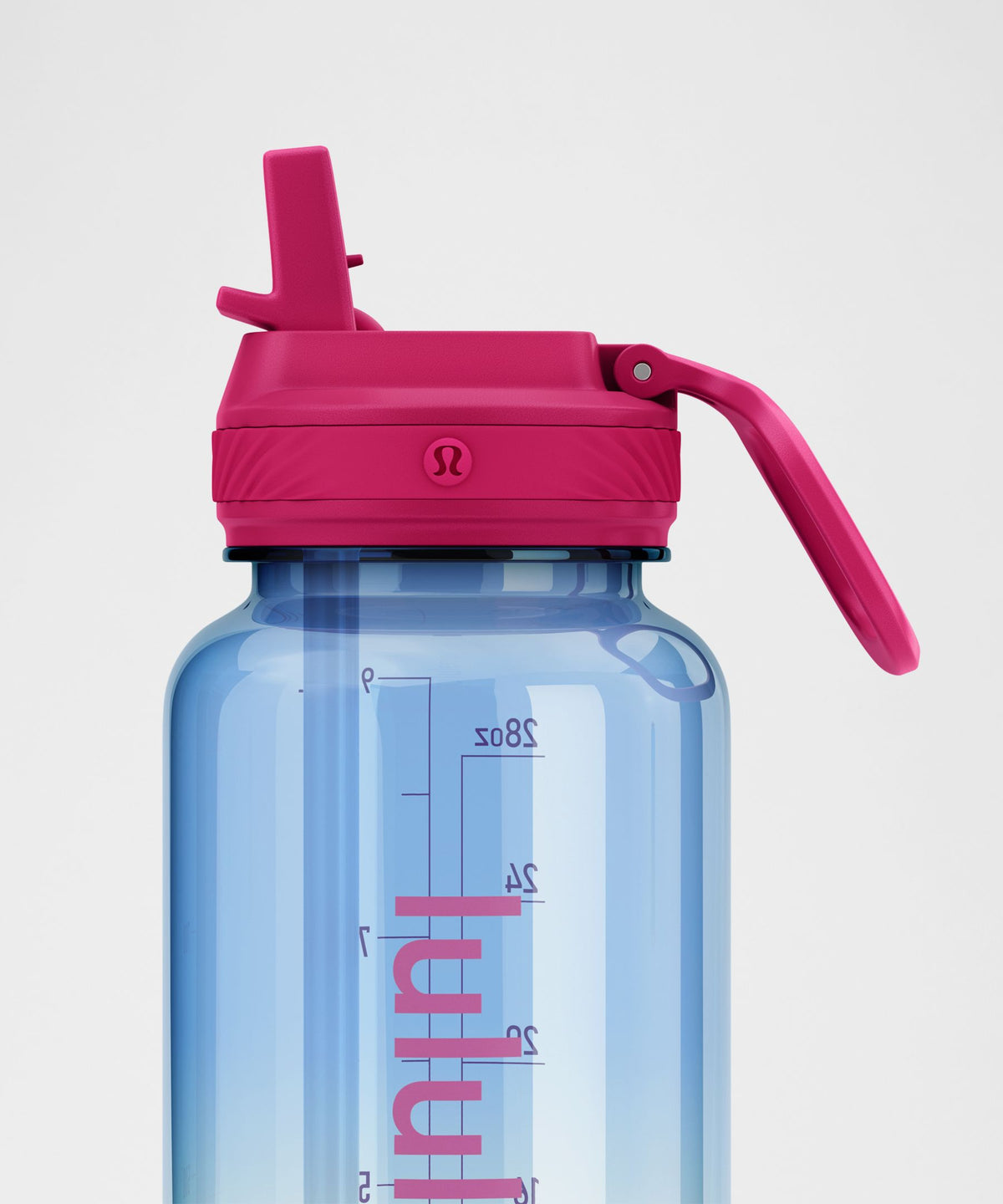 Back to Life Clear Bottle 32ozStraw Lid
