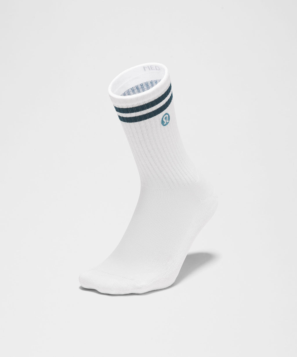 Unisex Daily Essential Crew Socks 3 PackStripe