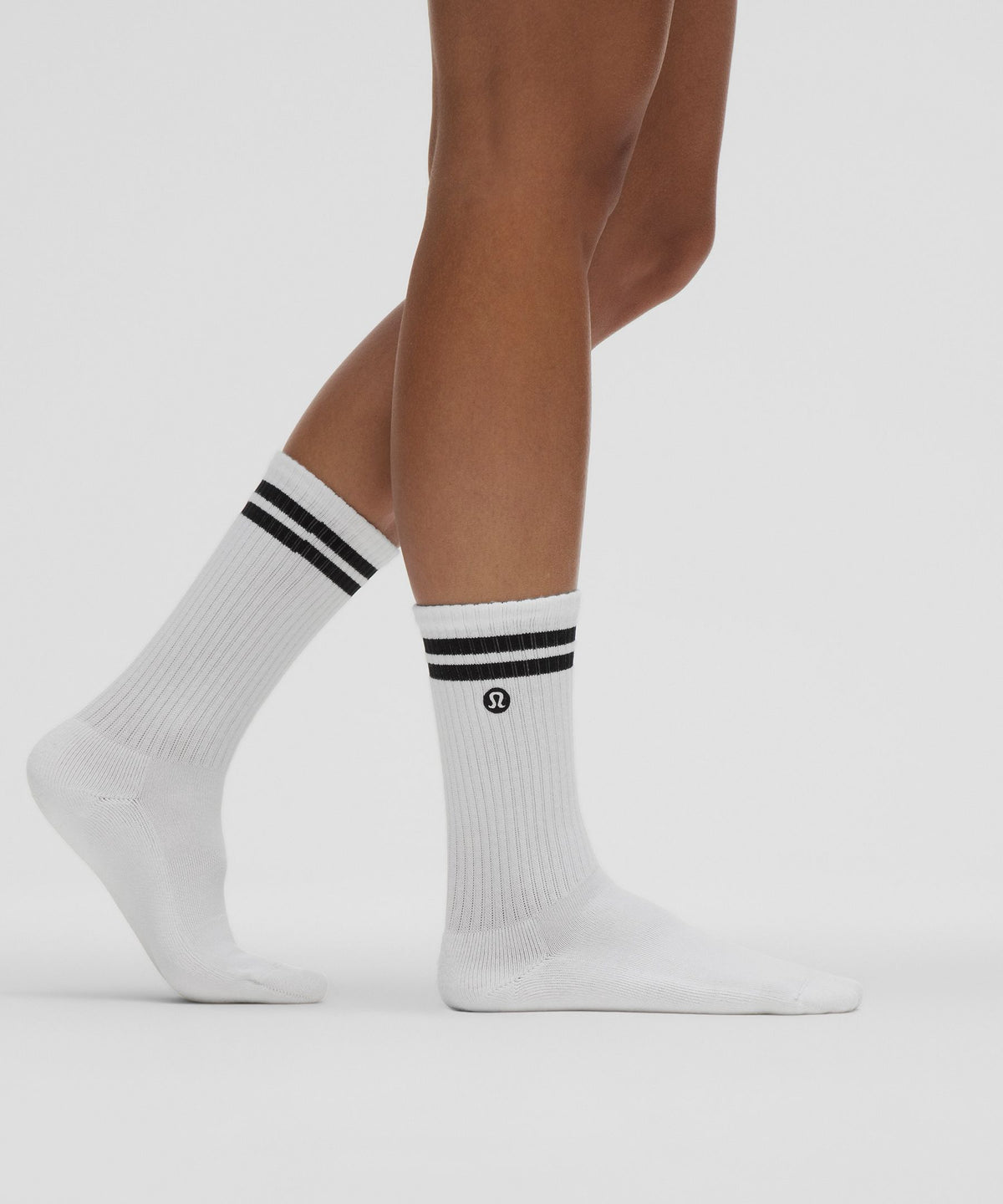 Unisex Daily Essential Crew SocksStripe