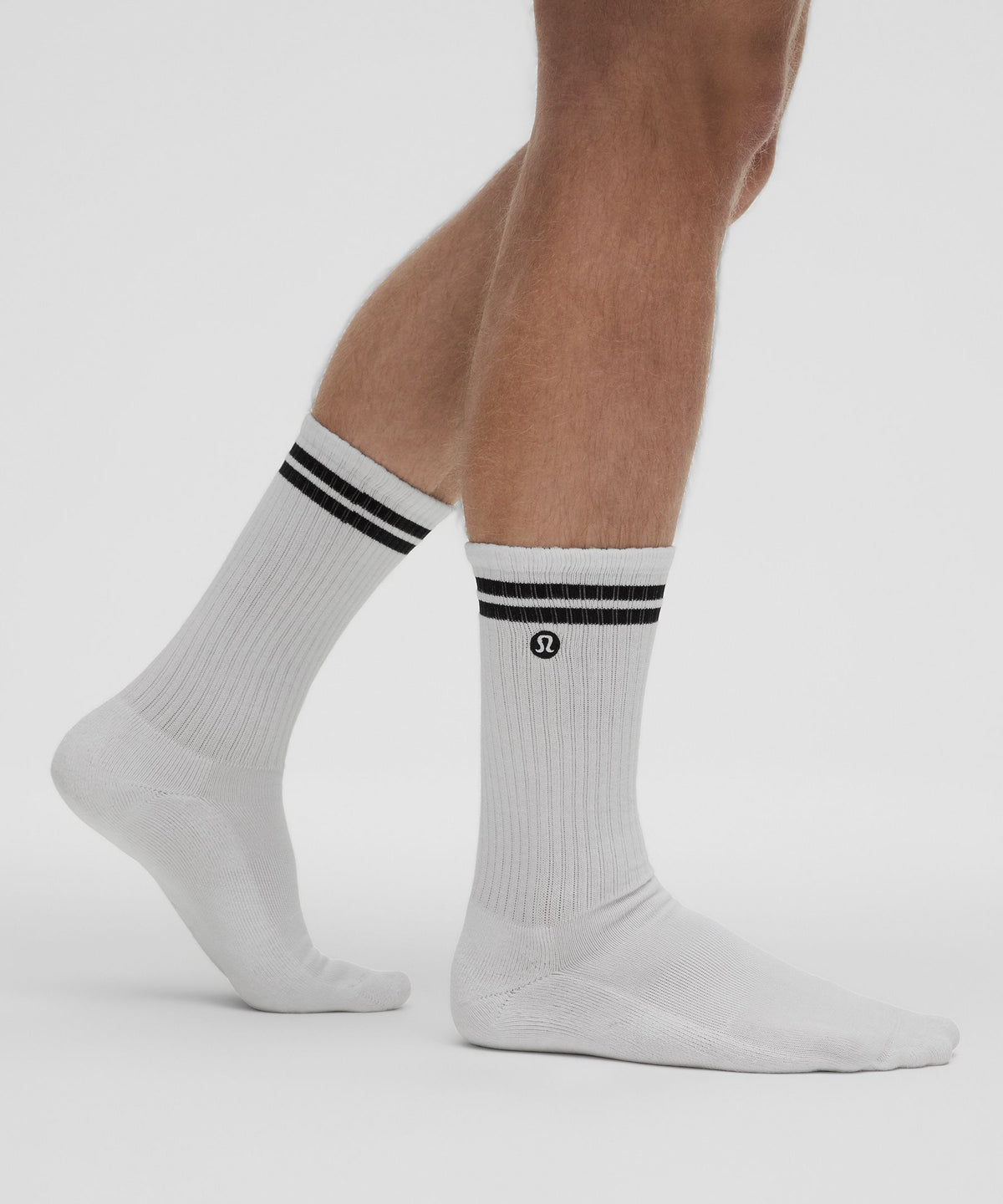 Unisex Daily Essential Crew SocksStripe