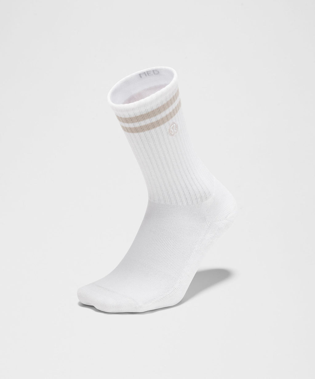 Unisex Daily Essential Crew SocksStripe