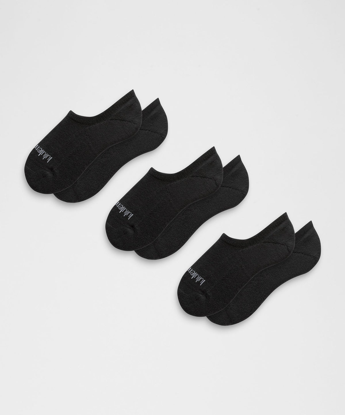 Unisex Daily Essential No-Show Socks3 Pack