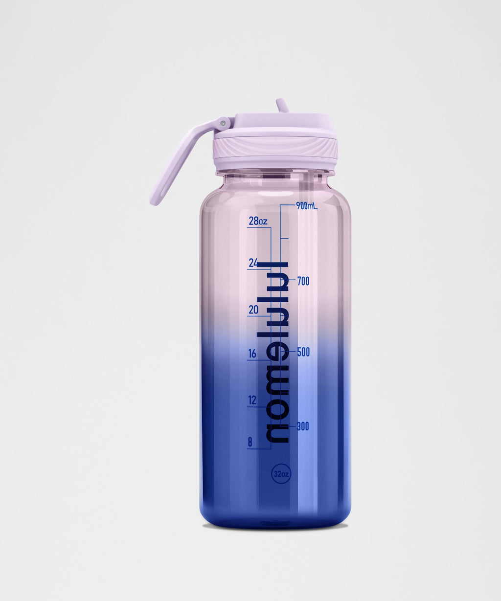 Back to Life Clear Bottle 32ozStraw Lid