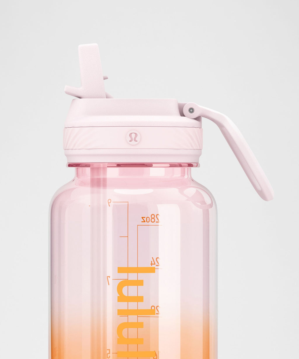 Back to Life Clear Bottle 32ozStraw Lid