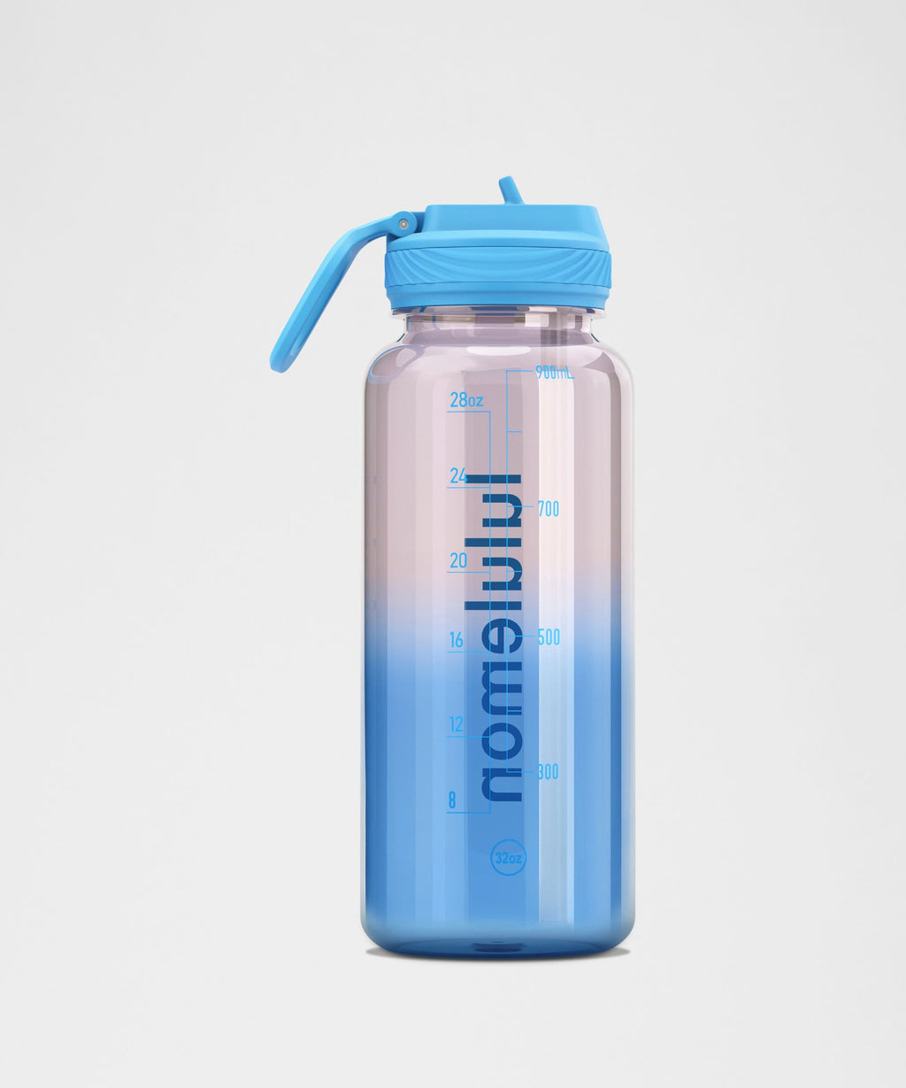 Back to Life Clear Bottle 32ozStraw Lid