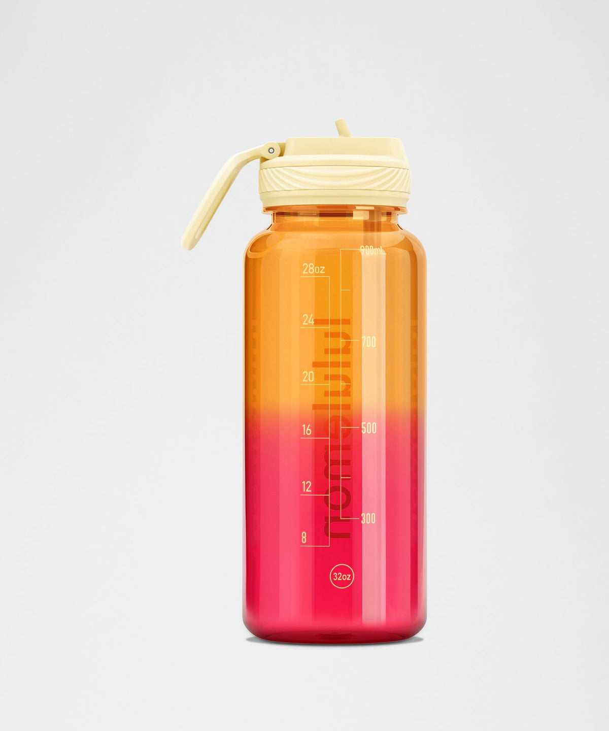 Back to Life Clear Bottle 32ozStraw Lid