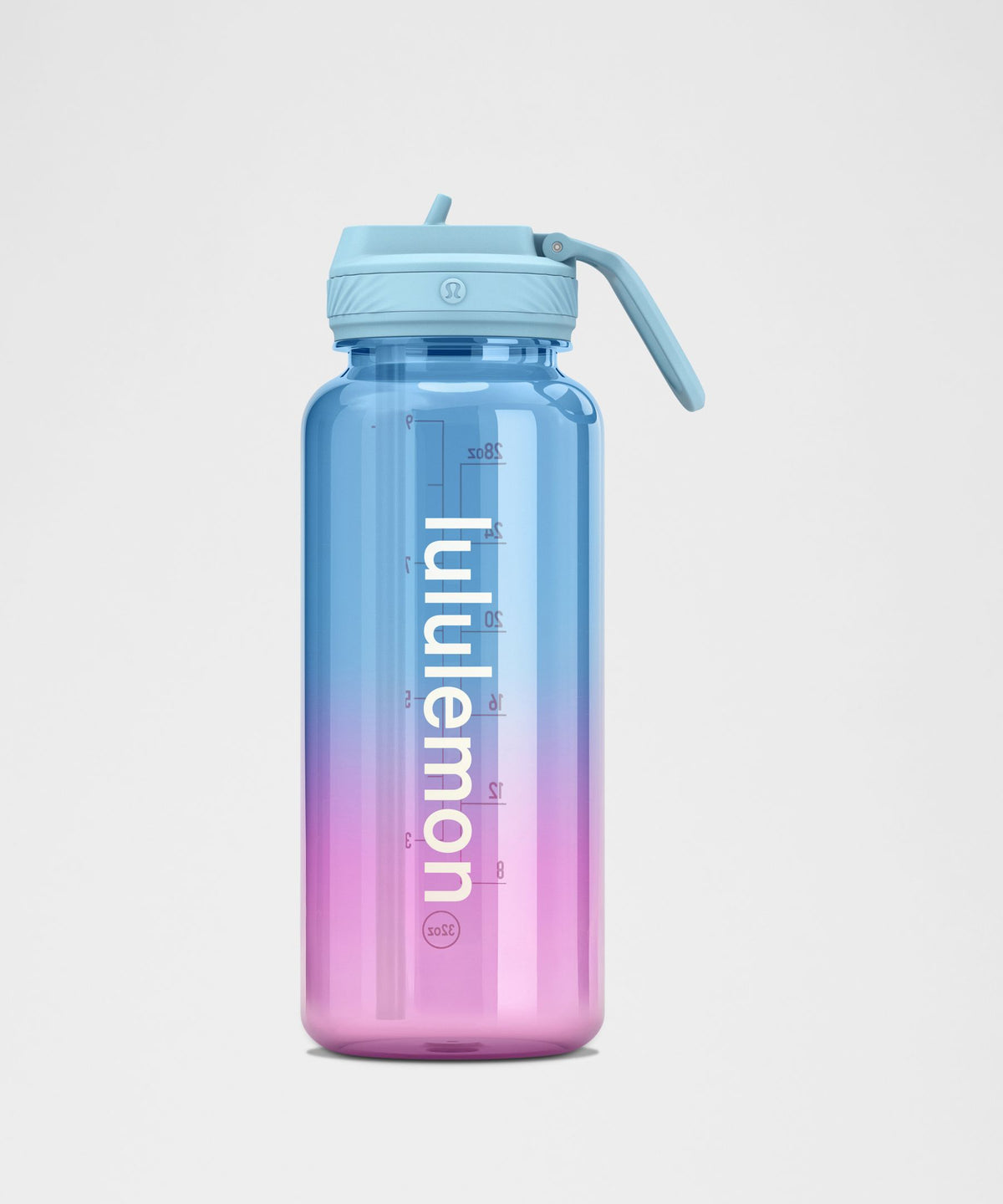 Back to Life Clear Bottle 32ozStraw Lid