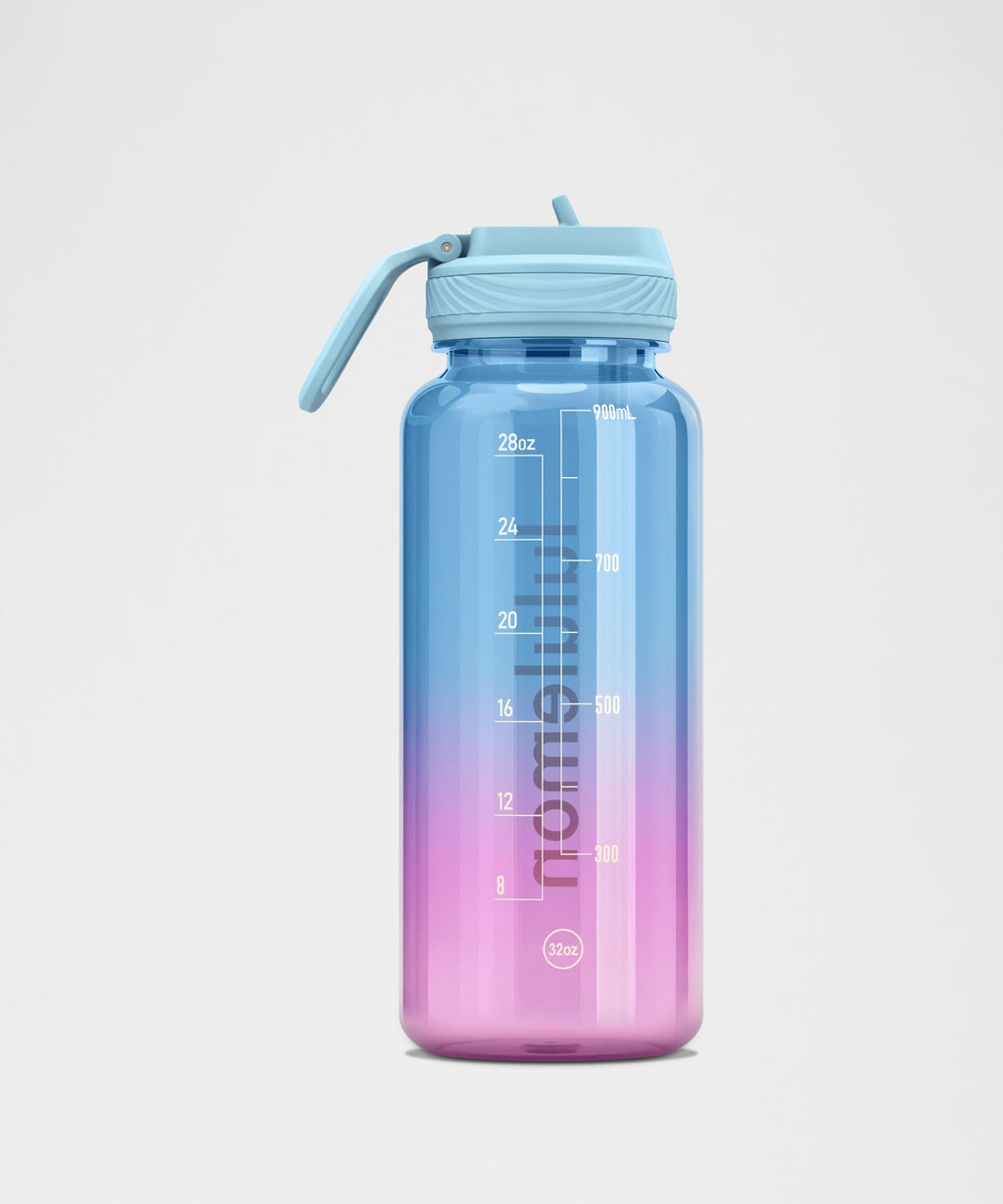Back to Life Clear Bottle 32ozStraw Lid