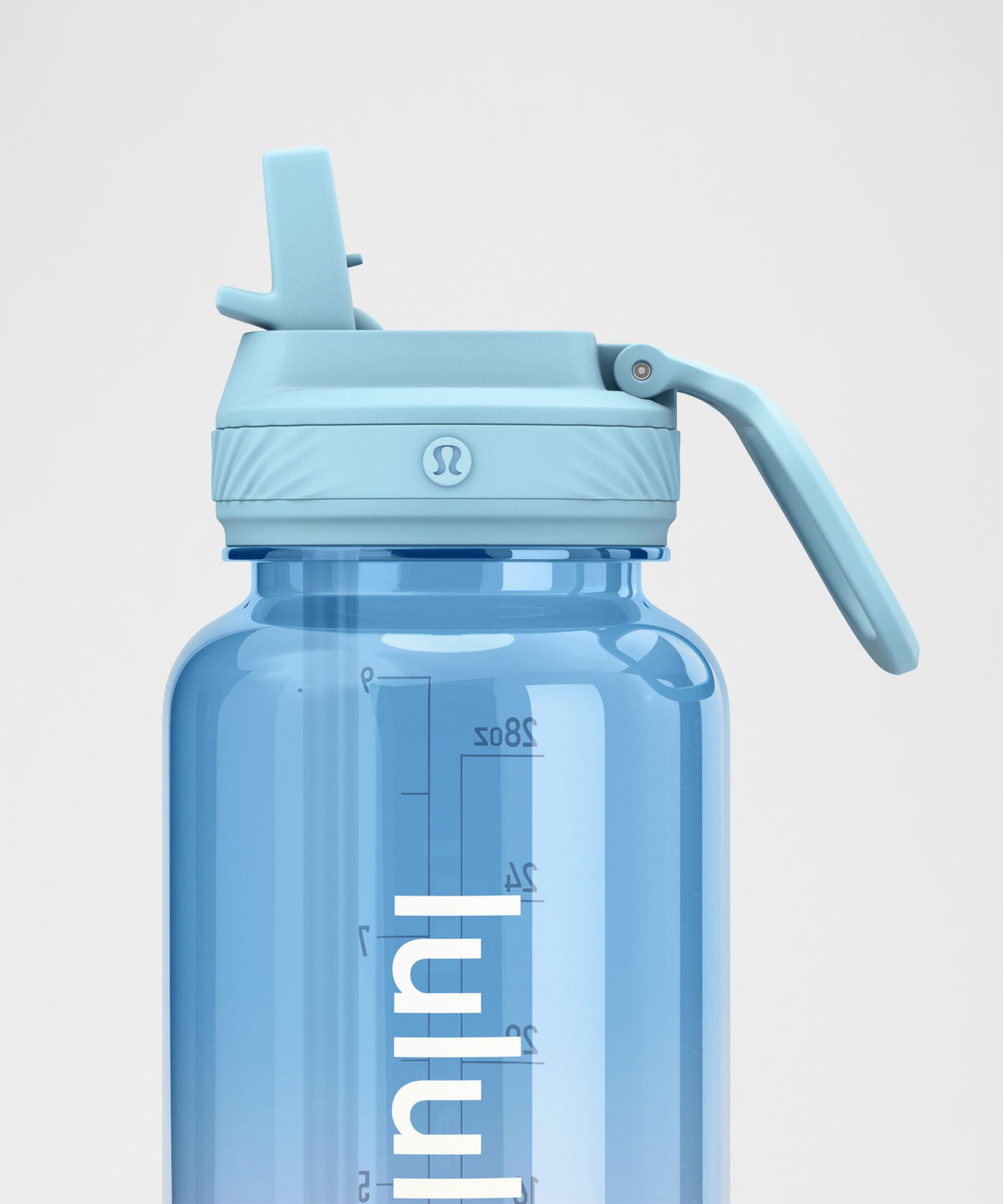 Back to Life Clear Bottle 32ozStraw Lid