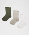 Unisex Daily Essential Crew Socks3 Pack