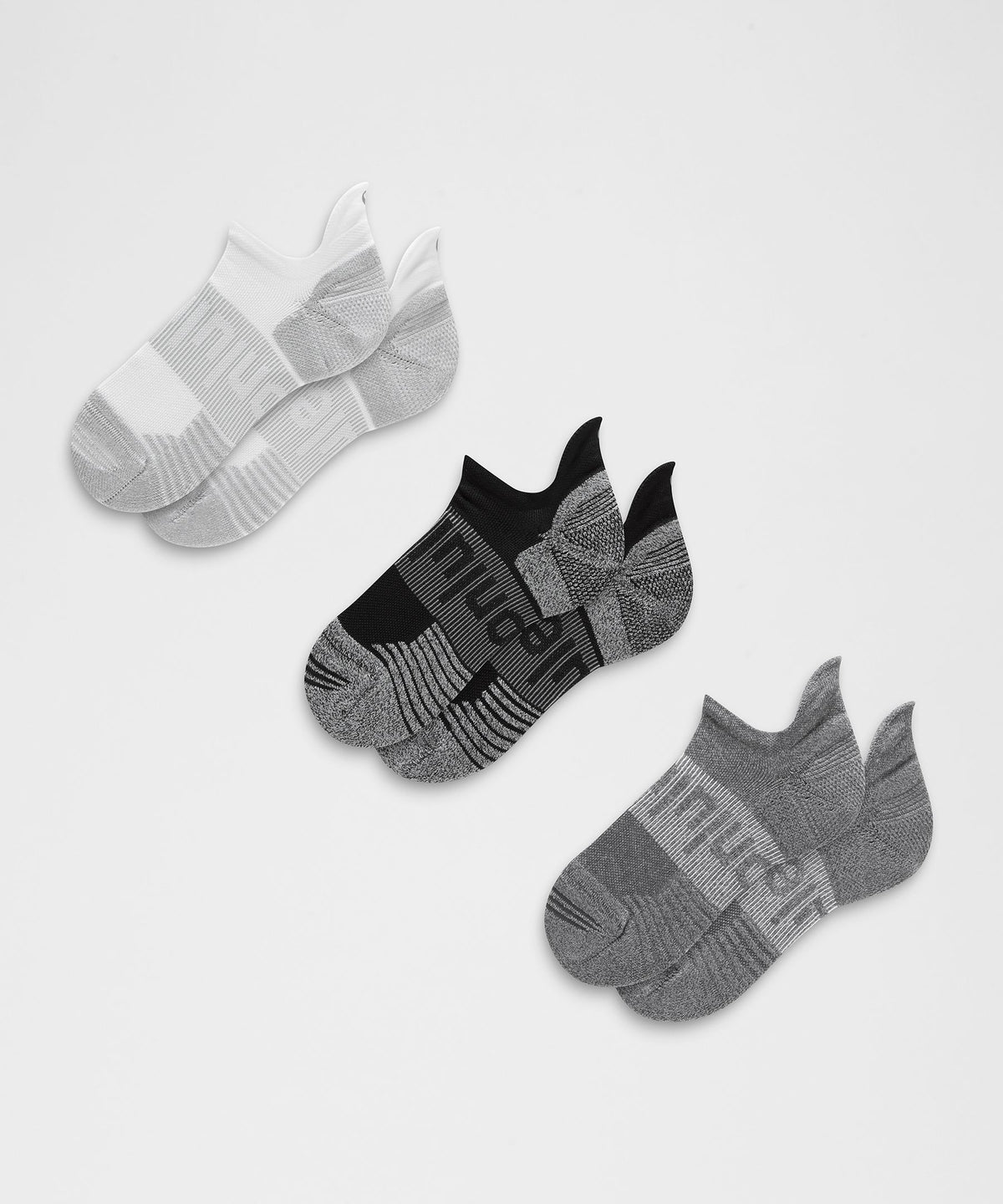 Unisex Power Stride Cushion Tab Socks3 Pack