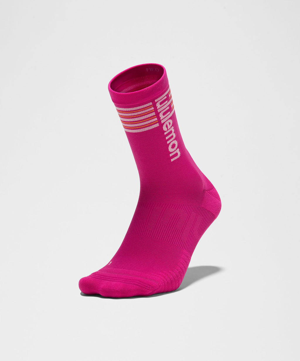 Unisex Power Stride Crew SocksStripe