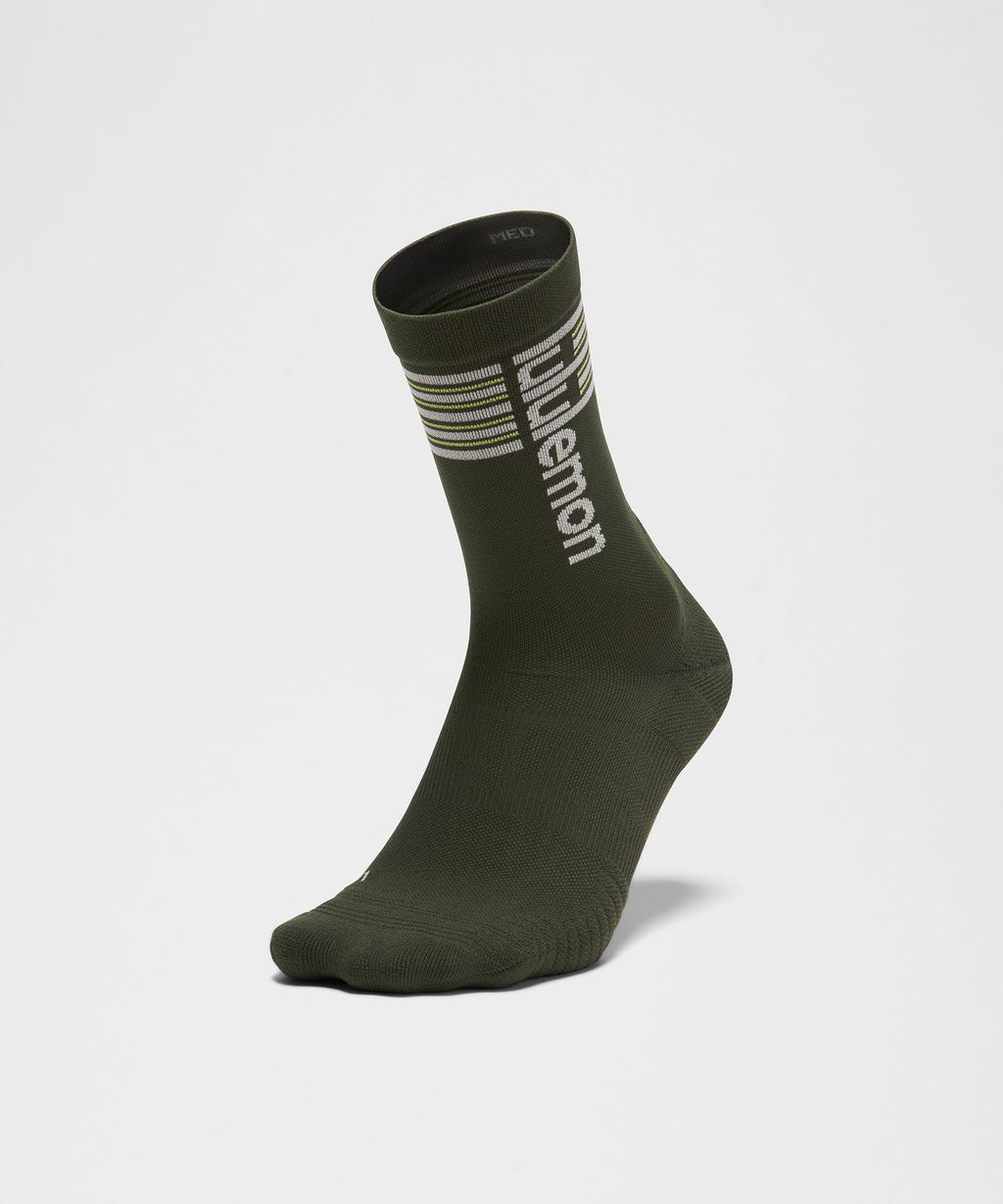 Unisex Power Stride Crew SocksStripe