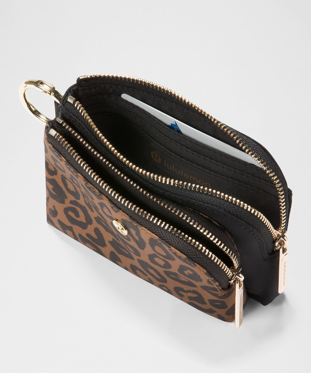 Double Zip Clippable Card Pouch