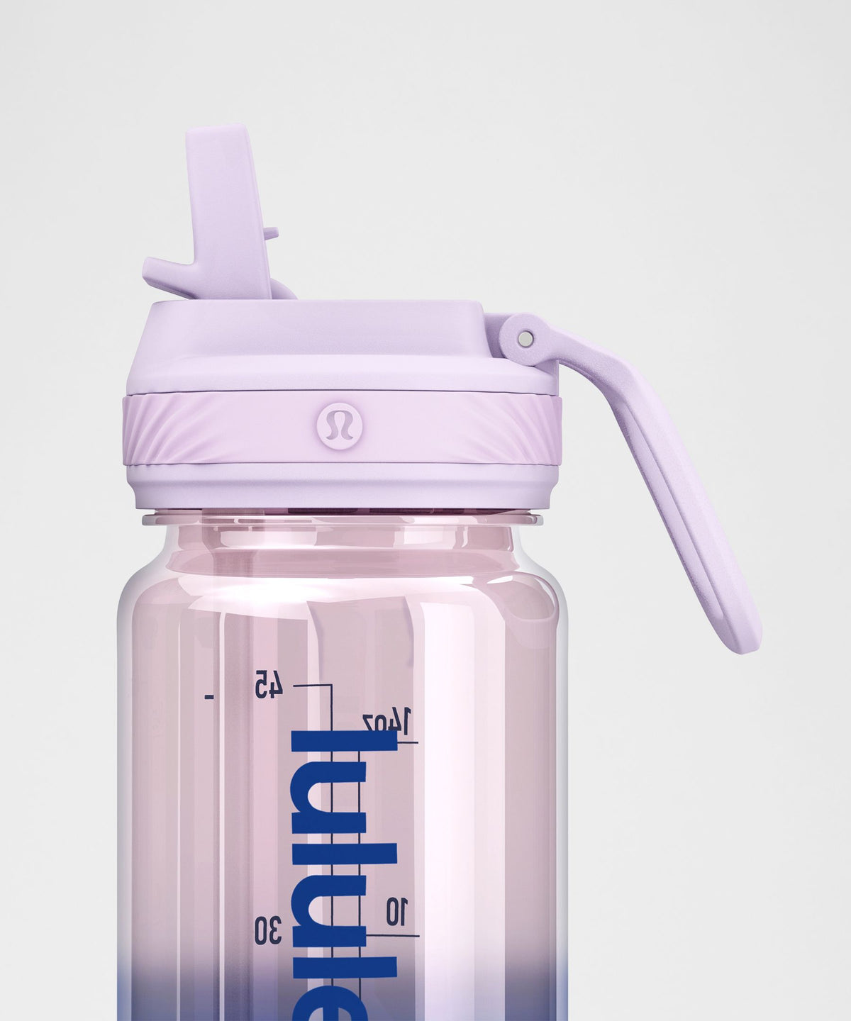 Back to Life Clear Bottle 18oz Straw LidOmbre