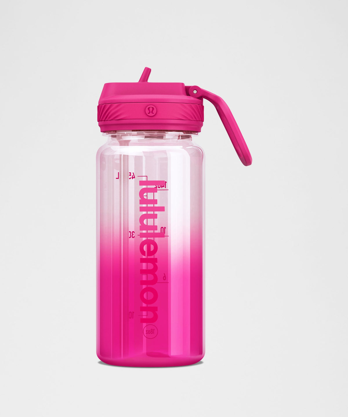 Back to Life Clear Bottle 18oz Straw LidOmbre