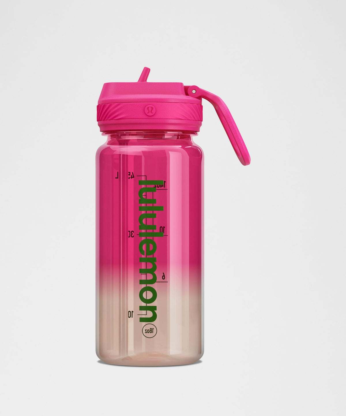 Back to Life Clear Bottle 18oz Straw LidOmbre