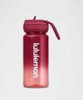 Back to Life Clear Bottle 18oz Straw LidOmbre