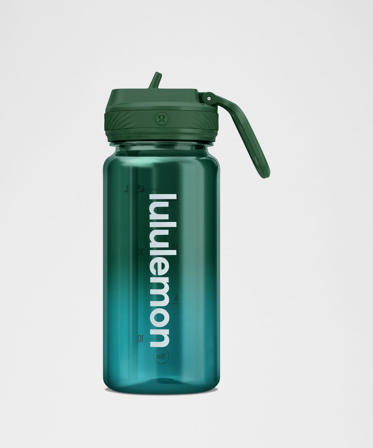 Back to Life Clear Bottle 18oz Straw LidOmbre