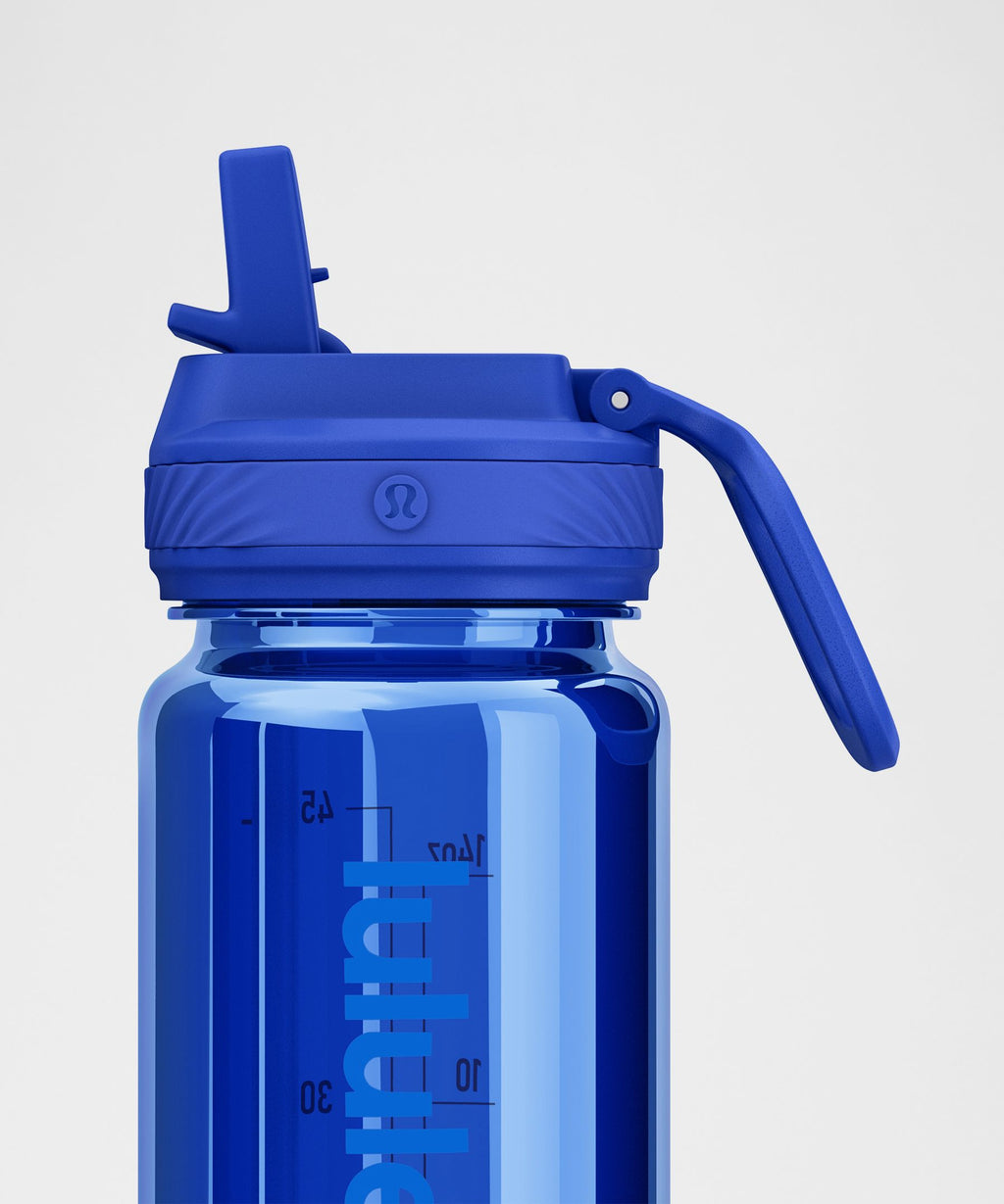 Back to Life Clear Bottle 18ozStraw Lid