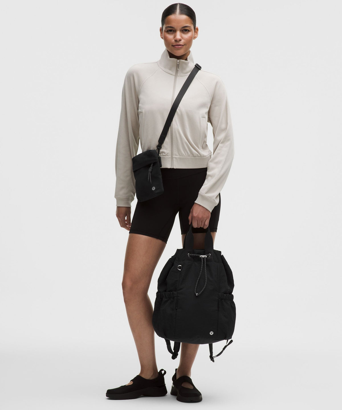 2-in-1 Drawstring Bucket Bag