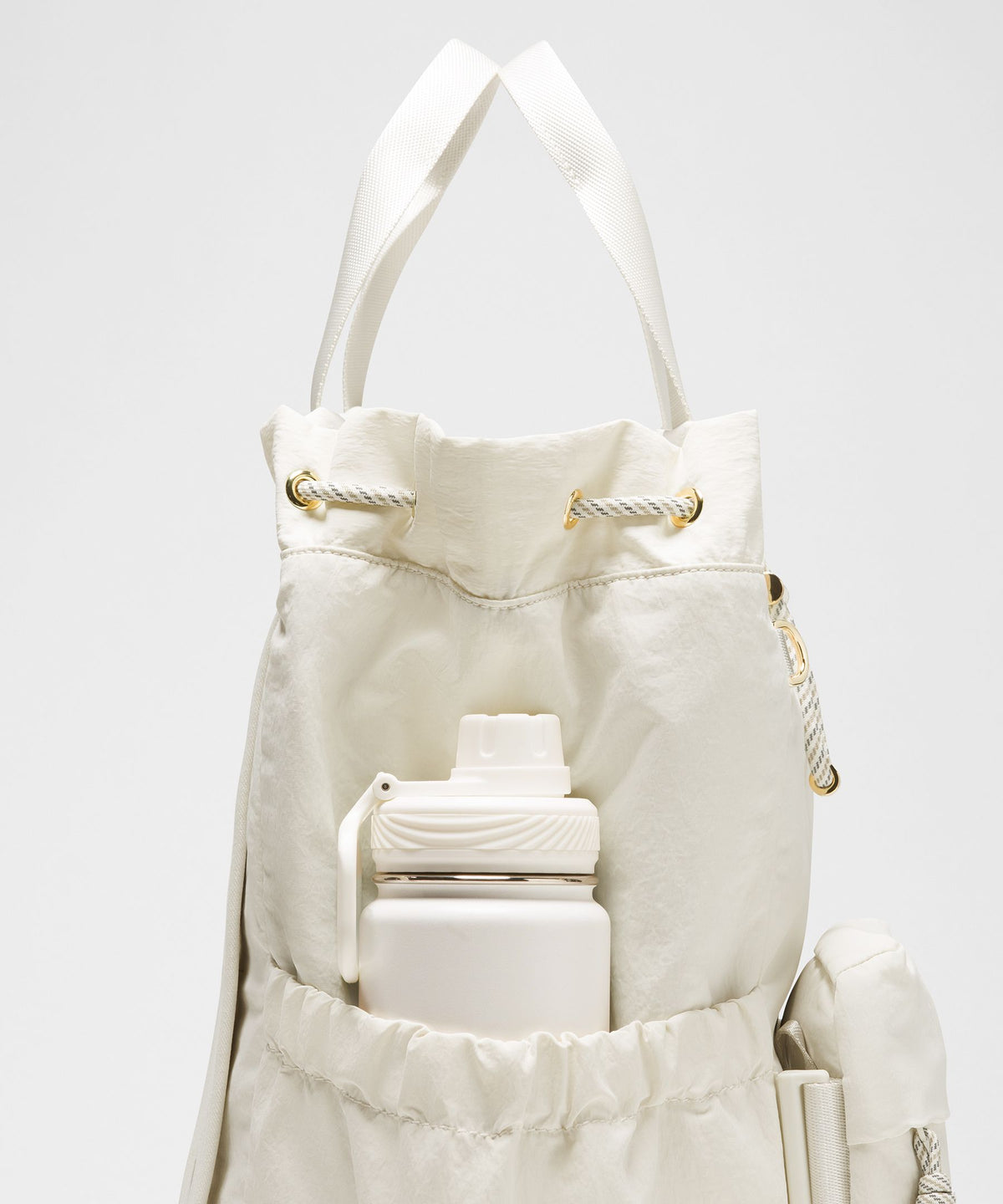 2-in-1 Drawstring Bucket Bag
