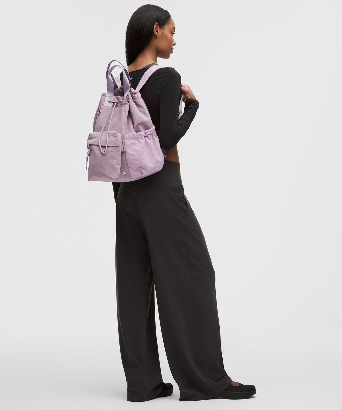 2-in-1 Drawstring Bucket Bag