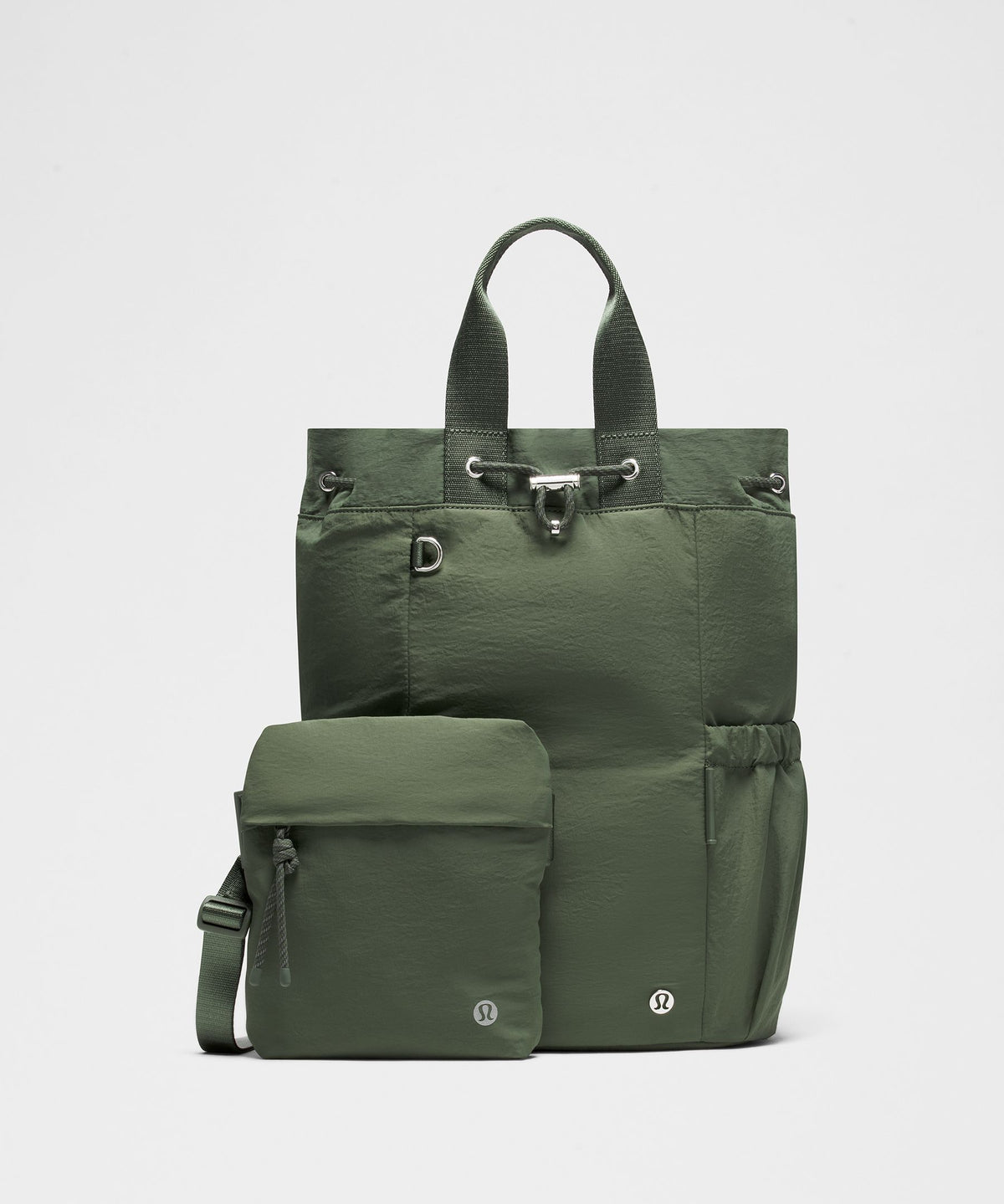 2-in-1 Drawstring Bucket Bag