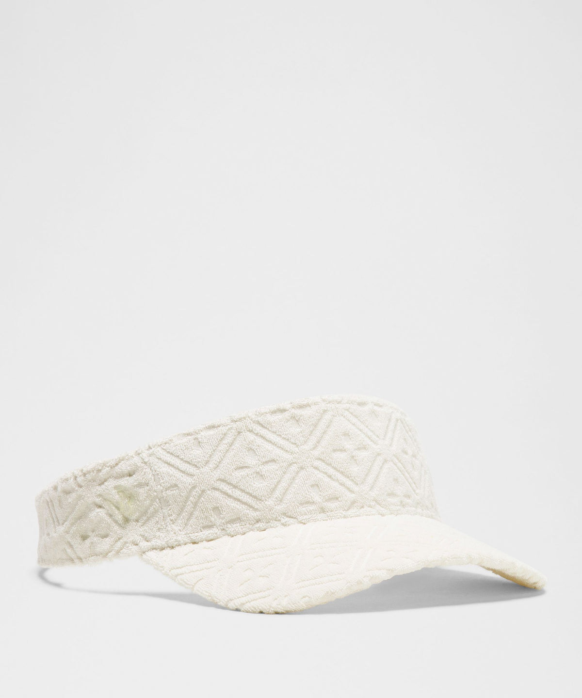 Removable Sweatband Terry Jacquard Visor