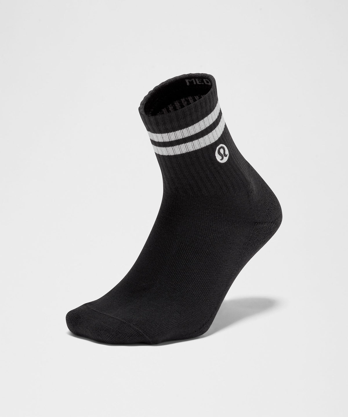 Unisex Daily Essential Quarter SocksStripe