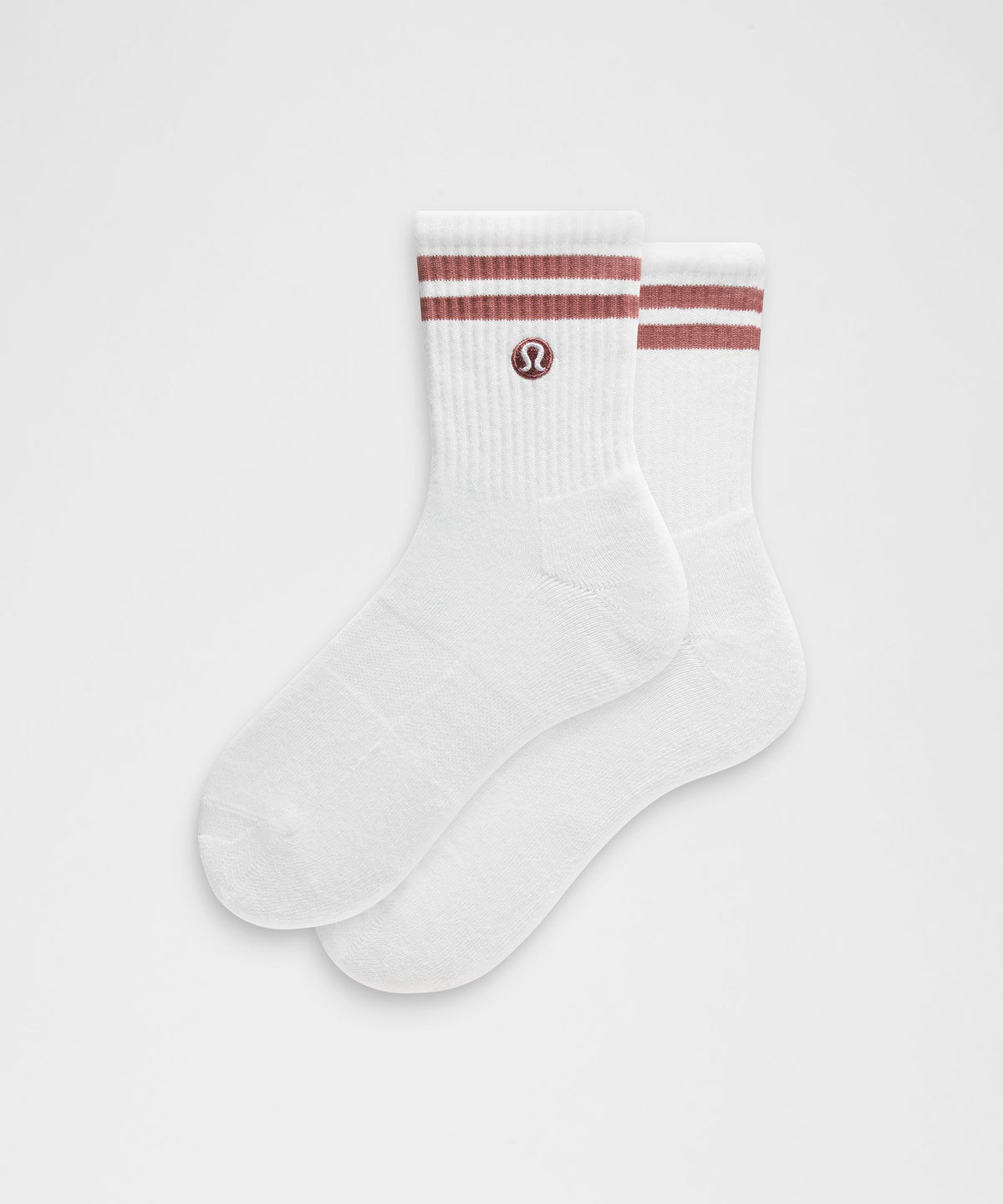 Unisex Daily Essential Quarter SocksStripe