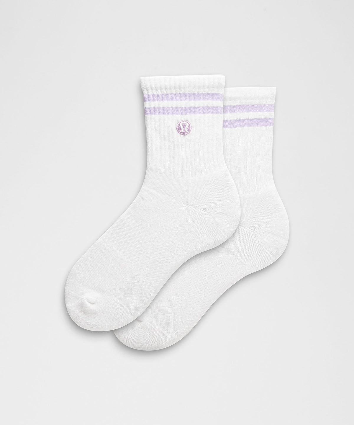 Unisex Daily Essential Quarter SocksStripe
