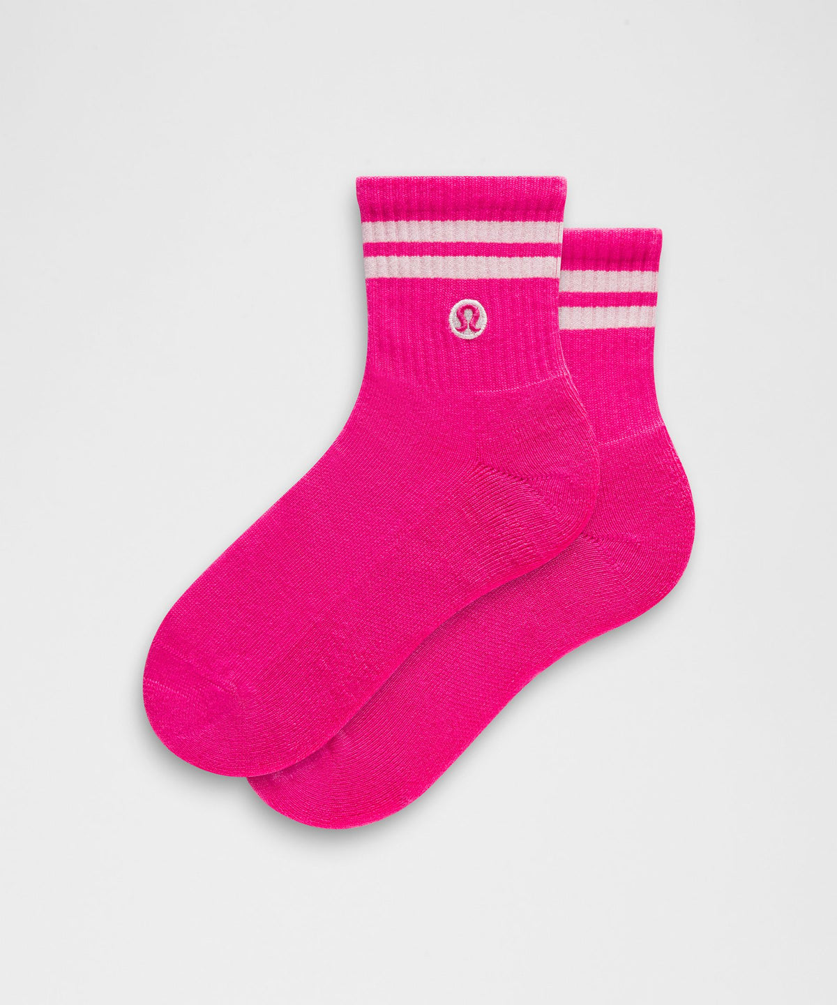 Unisex Daily Essential Quarter SocksStripe