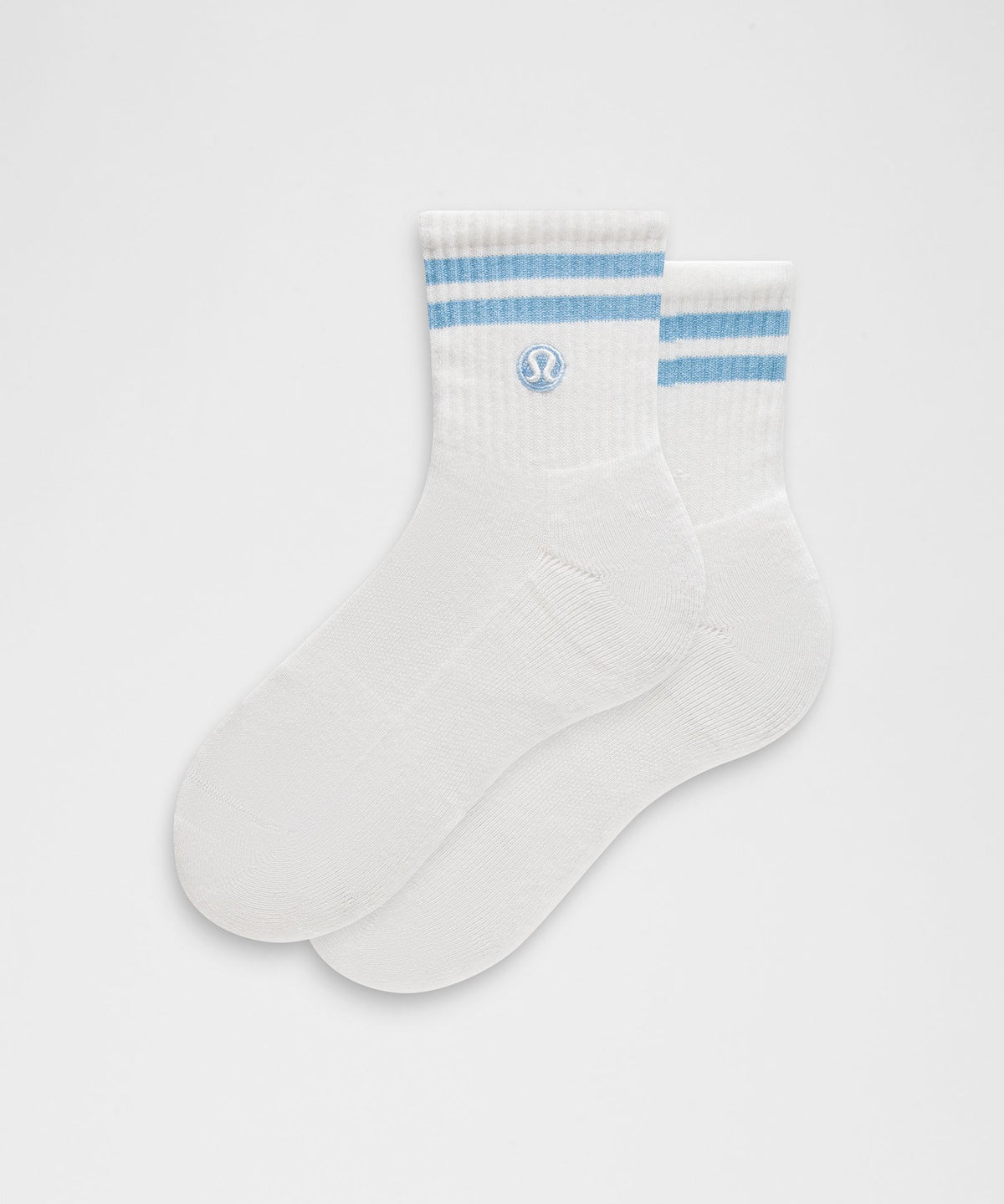 Unisex Daily Essential Quarter SocksStripe